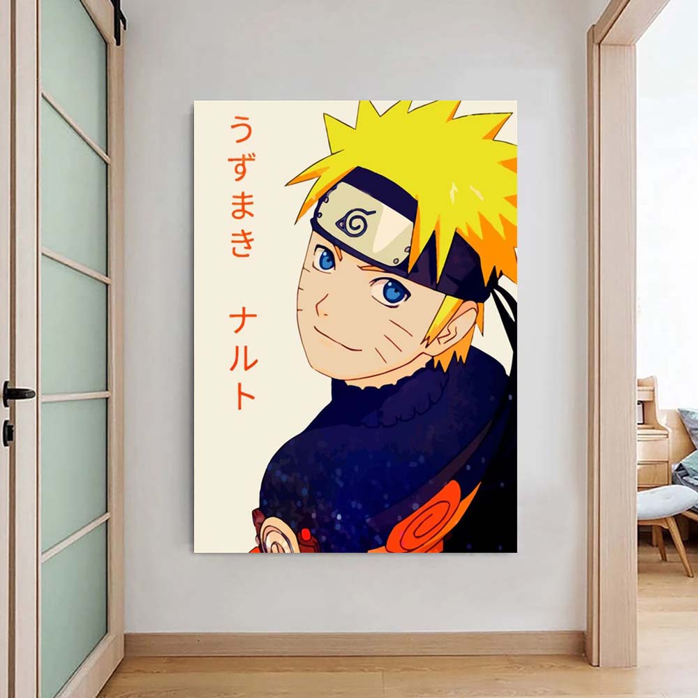 Tableau Naruto Uzumaki Deco Toile Cadre Mural Manga