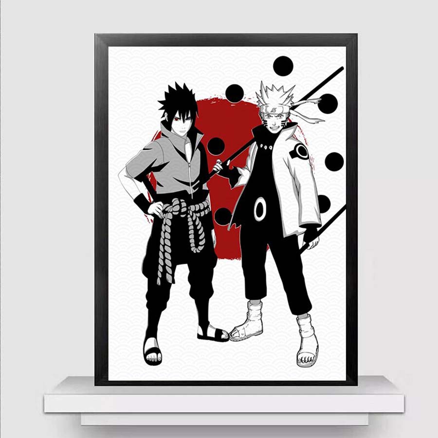 tableau naruto et sasuke